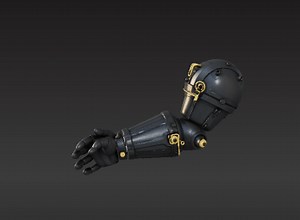 Peacekeeper Cyber-Arm - Detailed Sci-Fi Western Armor for 3D Printing
