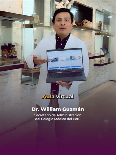 💻📚 Conoce la nueva Aula Virtual del Colegio Médico del Perú. Una plataforma creada para fortalecer tu formación académica y agilizar el proceso de recertificación médica de forma simple y eficiente. 🔗 Accede a través de AYNI CMP: https://ayni.cmp.org.pe/