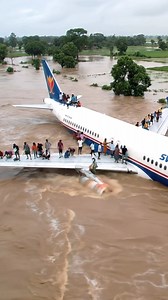 3.7M views · 5.3K reactions | Helicopter Rescues Passengers Trapped on Sinking Plane | World Disaster | Facebook
