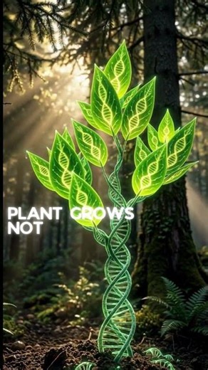 Your unique genetics sprouting from the ground #plants #dna