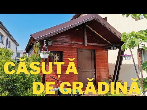 Constructie magazie din lemn/ casuta de gradina
