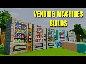 Vending Machines Build #ytshorts #youtubeshorts #minecraft