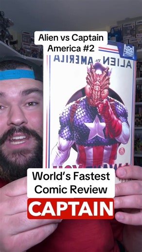 Alien vs Captain America issue 2 takes the groundwork laid in the first issue and builds upon it in the best way possible! We get a full action-packed issue full of shield-clashing, tail-whipping and Xenomorphs getting ripped in half! This was such a fun, fist-pumping read and I highly recommend everyone check this out if you haven’t already! #comic #marvelcomics #captainamerica #alien