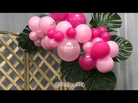 Arco de Balões Orgânico - Mini Guirlanda de Balões desconstruído