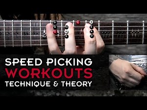 Speed Picking Workouts | Technique & Theory | Guitar Lesson