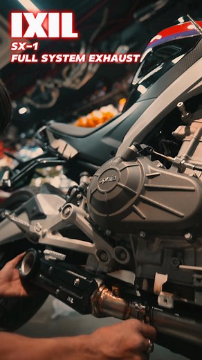 87K views · 737 reactions | LET US GIVE YOU THE SOUND WITH DB KILLER THIS TIME ….. IXIL SX-1 FULL SYSTEM S.S EXHAUST  Market’s Cheapest Full System Exhaust For Aprillia RS457 Available With Us … Visit Our Store To Experience This Customer’s All Time Favourite Exhaust Follow & Subscribe Moto King Store’s Page For More Updates ✌ Let Us Know Your Review On This Exhaust In The Comment Section | Masoom Ashraf | Facebook