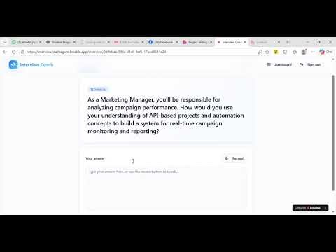 🚀 Interview Coach Agent – AI Mock Interview Practice Tool