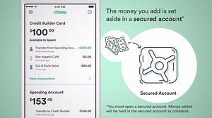 Chime Credit Builder Pro Tip 🚀 Turn on Safer Credit Building, and we'll use the money you added to automatically pay your monthly charges. | Chime