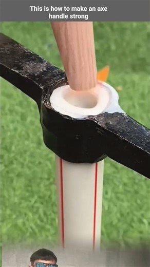 This is how to make an axe handle strong