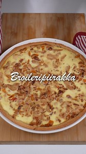 Uuden vuoden broileripiirakka – valkosipuli & sweet chili Helppo ja nopea suolainen herkku uudenvuoden juhliin! 🧄🎆🥧 Ainekset: Piirakkataikina Broileria Paprika Punasipuli Valkosipuli Sweet chili Ranskankerma Munat Mausteet Valmistus: -Esivalmistele pohja. -Kuullota paprika ja sipuli. -Lisää broileri, valkosipuli ja sweet chili. -Sekoita muna–ranskankermaseos. -Kaada täytteiden päälle ja paista 200° 25–30 min. Onko tää mukana vuoden vaihtumisen tarjottavissa? #valkoliekki #helpporesepti #uuden