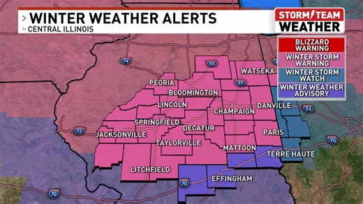 A Winter Storm Warning has been issued for Champaign, Vermilion, Coles, Douglas, Shelby, Edgar, Piatt, Moultrie until 11/30 6:00AM CST. Stay tuned to FOX Illinois for further updates. #cILwx #ILwx #WinterWeather #Snow https://foxillinois.com/weather | Meteorologist Darren Leeds