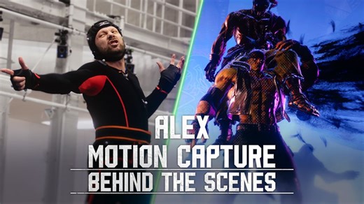 BANG! Watch what happened behind the scenes when Kenny Omega dropped by to do motion capture for Alex, including his signature move. | Street Fighter