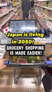2.5M views · 42K reactions | JAPAN IS REALLY LIVING IN 2050!  Watch until the end of the video to see how grocery shopping is made easier in Japan  #japanislivinginthefuture #japanin2050 #amazingjapan #lifeinjapan #japanlife #groceryshopping #supermarket #japan #foryoupage #fyp #trending #viral | Japan ESPEcials | Facebook