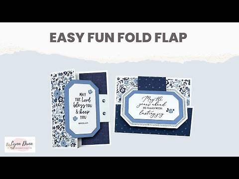 Fun Fold Flap Featuring the Countryside Inn (Stampin Up)