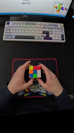Amazing Slow-Motion Rubik’s Cube Solution in 3.86 Seconds