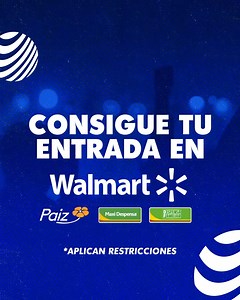 ¿TE VAS A PERDER ESTA EXPERIENCIA? 😎 Ya puedes conseguir tus entradas, siguiendo estos pasos en Walmart Guatemala seleccionados.🌴 Instrucciones: 1. Compra 3 - 3packs en supermercados Walmart, Paiz, Maxi Despensa y Despensa Familiar. 2. Guarda tu factura. 3. Canjea tu entrada en casetas de canje TodoTicket ubicados en Supermercados Walmart seleccionados. 4. Tendrás que pagar Q50 de comisión todoticket. MÁS INFORMACIÓN EN: mundopepsi.com/gira-refrescante/🌴😎 | Pepsi