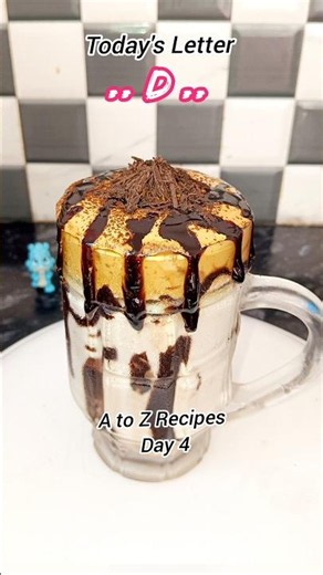 D for Dalgona Coffee #4 | A to Z Recipes Challenge | Cold Coffee| #viral #coldcoffee #dalgonacoffee