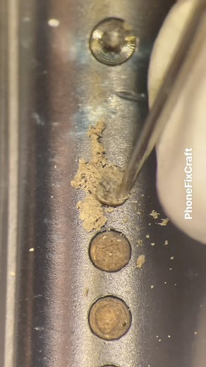 595K views · 1.6K reactions | Satisfying phone microphone cleaning...