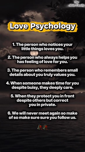 Love Psychology #facts #psychology #Fact #psychologyfacts | The Alvins Family