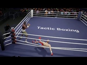 Boxing game with Active Ragdoll Physics. Tactic Boxing. Gameplay #1 Full fight vs AI