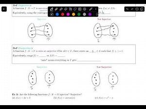 2.3.2 What are Injective and Surjective Functions? || Discrete Math