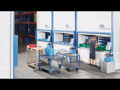 Efficiënte magazijnorganisatie met vijf Hänel Lean-Liften®