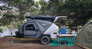 Revolutionary Edge Out camper: a seamless teardrop trailer