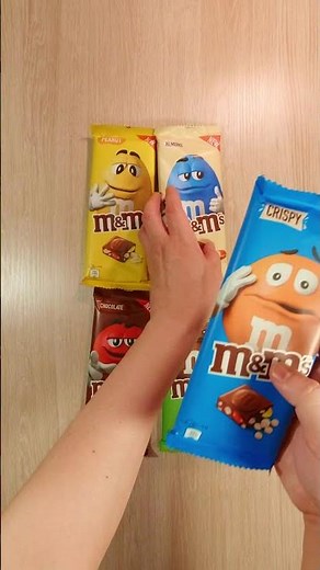 ALL NEW M&M's Milk Chocolate Bars (Almond, Hazelnut, Peanut, Crispy, Chocolate)