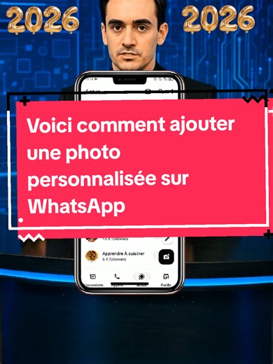 Comment ajouter une photo personnalisée sur WhatsApp