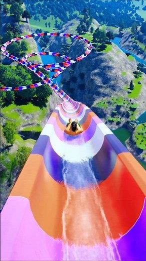 Twisty Water Slide 🌊😱 (Planet Coaster2)