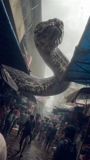 70-Foot Python Discovered Under Busy Market in Mumbai
