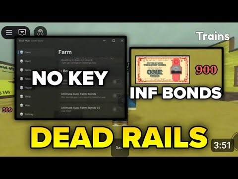 Dead rails auto bond no key #roblox