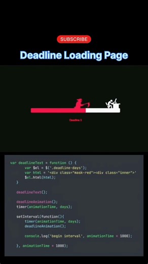Deadline Loading Animation ⏳ | Programmer Life Reality 😂 | Coding With Saurabh #codingwithsaurabh