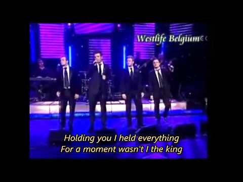 Westlife - The Dance with Lyrics ( Live )