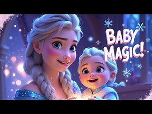 🆕🎵 Baby Elsa Learns to Freeze ❄👶✨ | Frozen Magical Kids Song