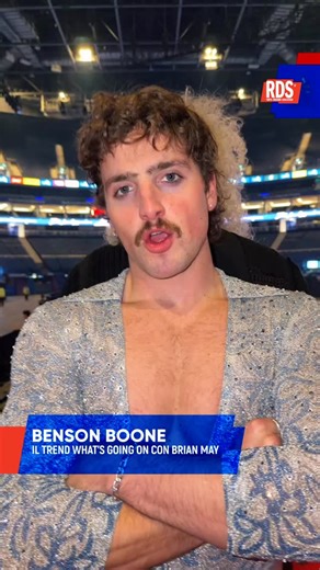 RDS 100% Grandi Successi on Instagram: "Questo non era nella nostra bingo card del 2025 😂 Brian May e Benson Boone insieme fanno il trend di What’s Up? dei 4 Non Blondes e Beez In The Trap di Nicki Minaj prima del concerto all’O2 Arena di ieri sera 🔥 . . #RDSregram #RDSgrandisuccessi #BensonBoone #BrianMay"