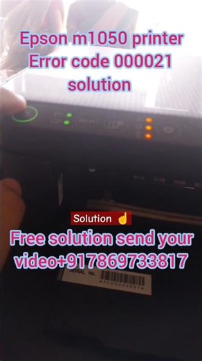 "Epson M1050 Printer Red Light Blinking | Easy Fix and Troubleshooting Guide" "Solve #Epson #M1050
