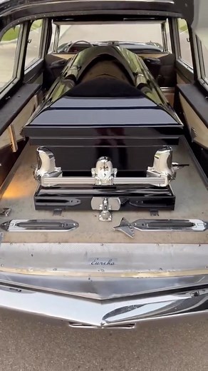 SICK Cars and Trucks on Instagram: "Bagged 1960 Cadillac Eureka Hearse - Owner: @__________bones__________ ☠️ #sickcarsandtrucks #cadillaceurekahearse #bagged"