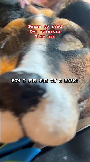 [7] How to “felt” a mask #therian #furry #maskmaker #tutorial #antimap #antizoo