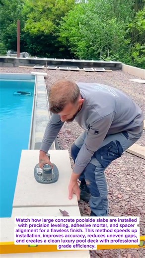 Poolside Tile Installation Trick Is Pure Perfection!