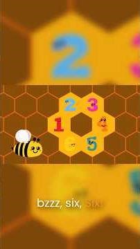 Can You Do The Hexagon Hop With Buzzy Bee? Count Six Sides Shape Learning!!