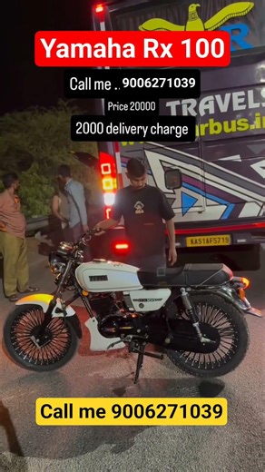 Yamaha Rx 100 selling for all india home delivery available price 22000 call me 9006271039