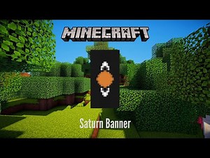Minecraft Tutorial: Saturn Banner