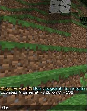 How to locate a village with Command in Minecraft