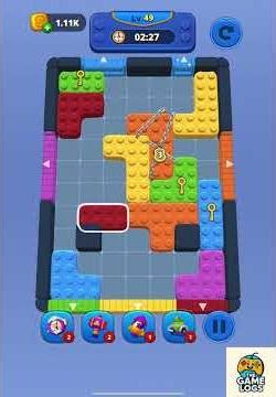 😍😍😍 Cleared Level 49 of the Color Slide Jam Game