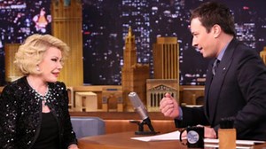 Joan Rivers Joins Jimmy Fallon on the 'Tonight Show' After 26-Year-Ban
