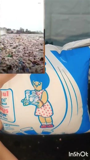 How to cut milk packet and other packets carefully to avoid plastic waste #instagram #shorts