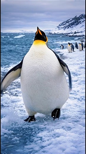 Penguins have wings but cannot fly.