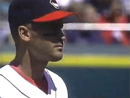 August 26, 1996: Defense & Offense⚾️ • Omar Vizquel deftly fends off the sun for 2 catches • Milwaukee manager Phil Garner instructs for Indians RP Doug Jones to intentionally walk Jim Thome to face… …Albert Belle Indians win 8-5 #Jonesy | Mr. Cleveland Sports