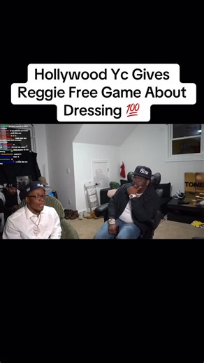 Child of God 💜🙏🏾 on Instagram: "Hollywood Yc Gives Reggie Free Game About Dressing 💯 #hollywoodyc #norapdeal #reggie #honestly #fyp"
